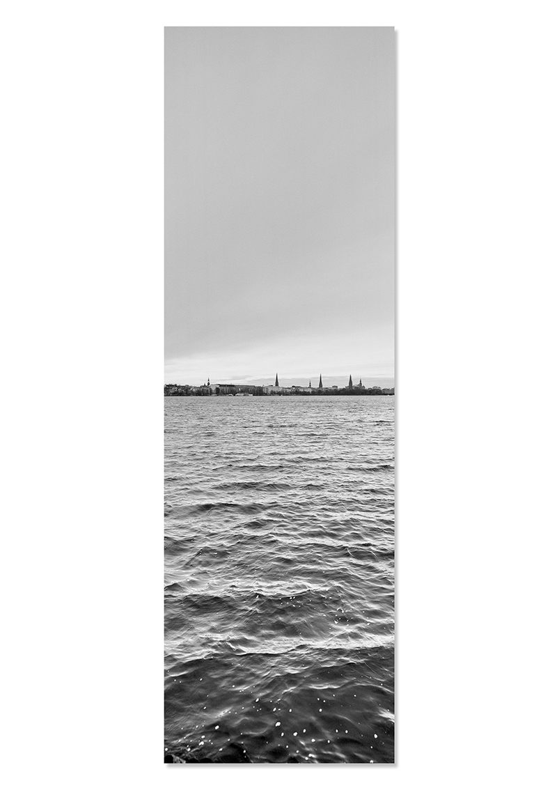 HH_Aussenalster, 2016, 80 x 25 cm