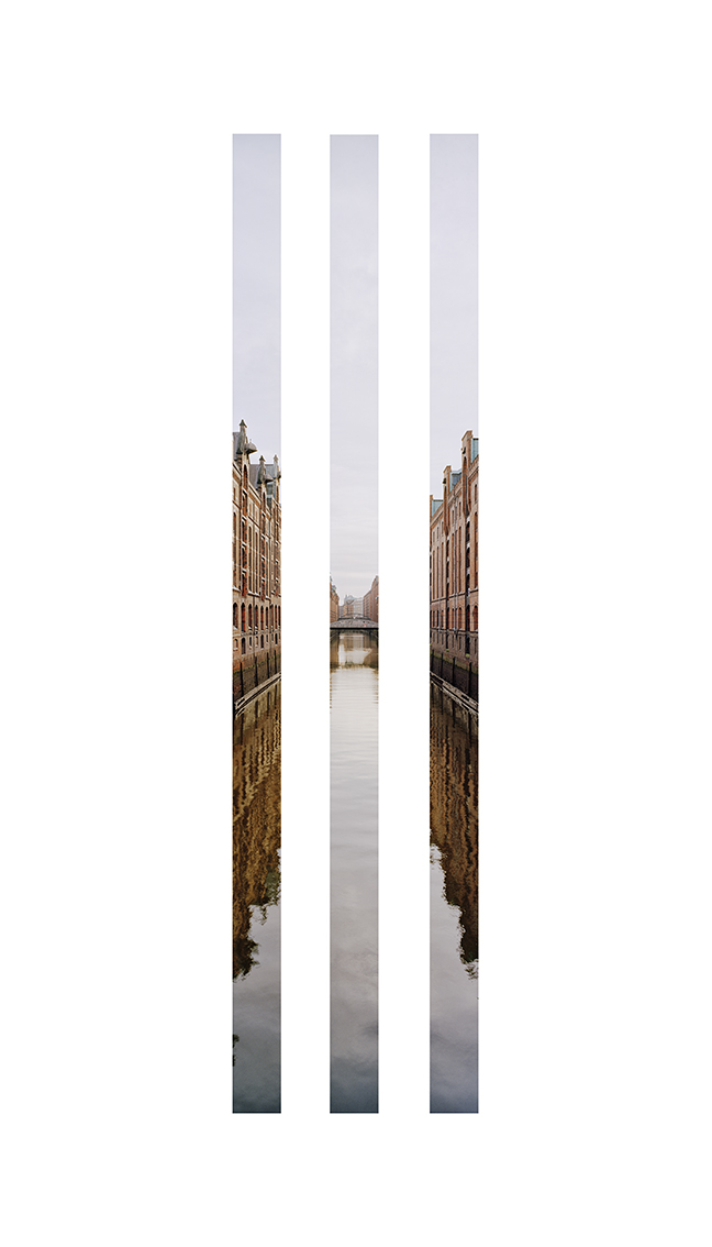 HH_Speicherstadt_02, 2016, 3 Teile à 200 x 10 cm