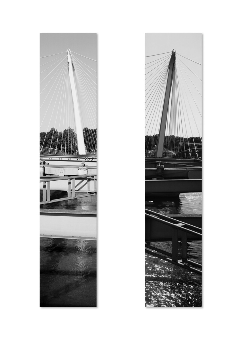 17_Strassburg, 2022, 2 Teile à 100 x 20 cm